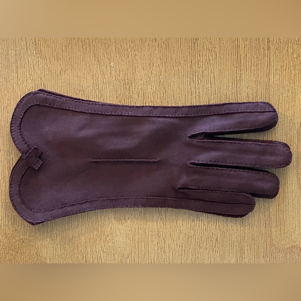 Vintage Shalimar Cotton Dress Gloves. Size 7.5. Made in USA.